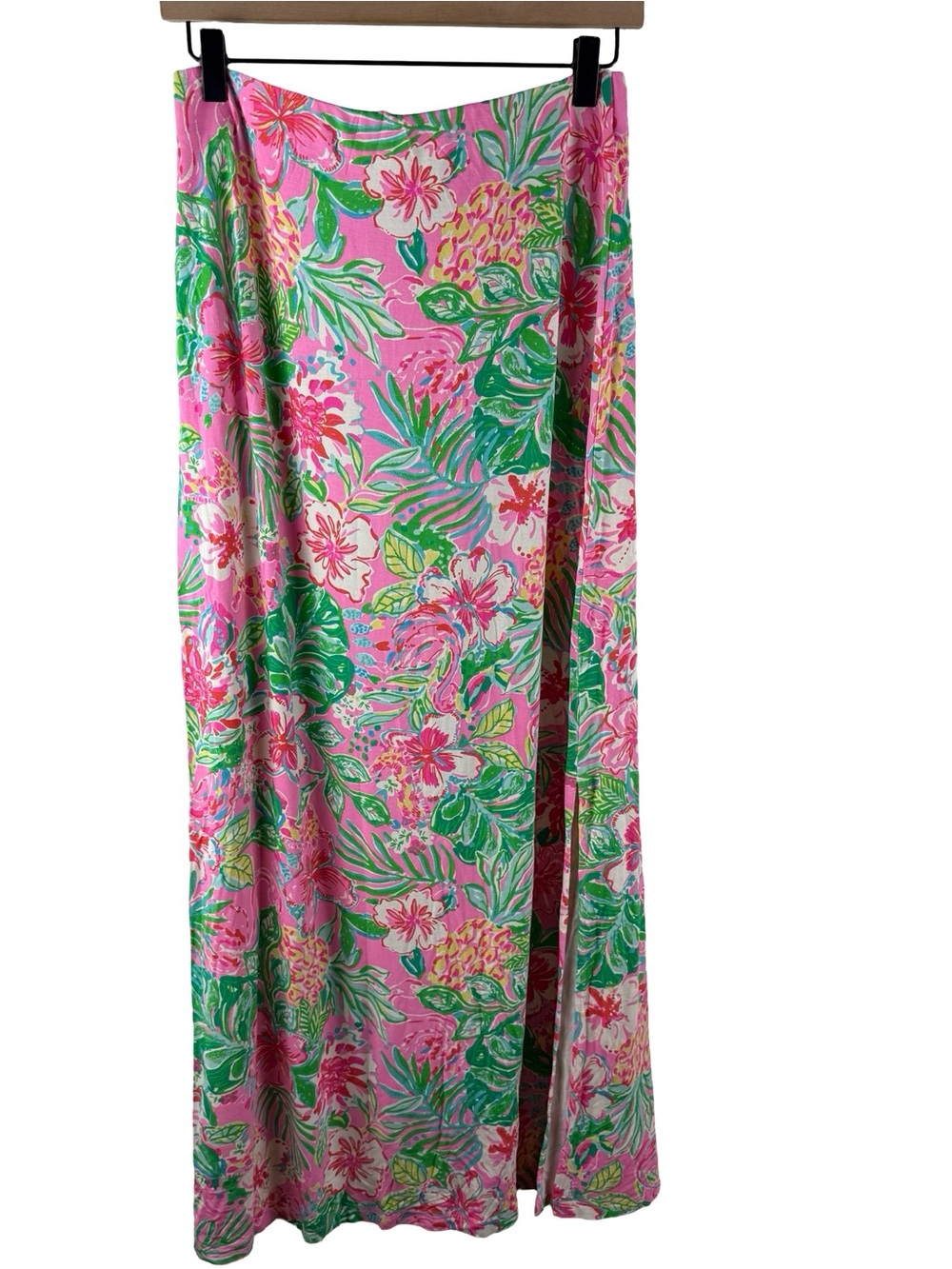 LILLY PULITZER SHIRELLE MAXI SKIRT *JOURNEY TO THE JUNGLE Size M - Picture 6 of 8